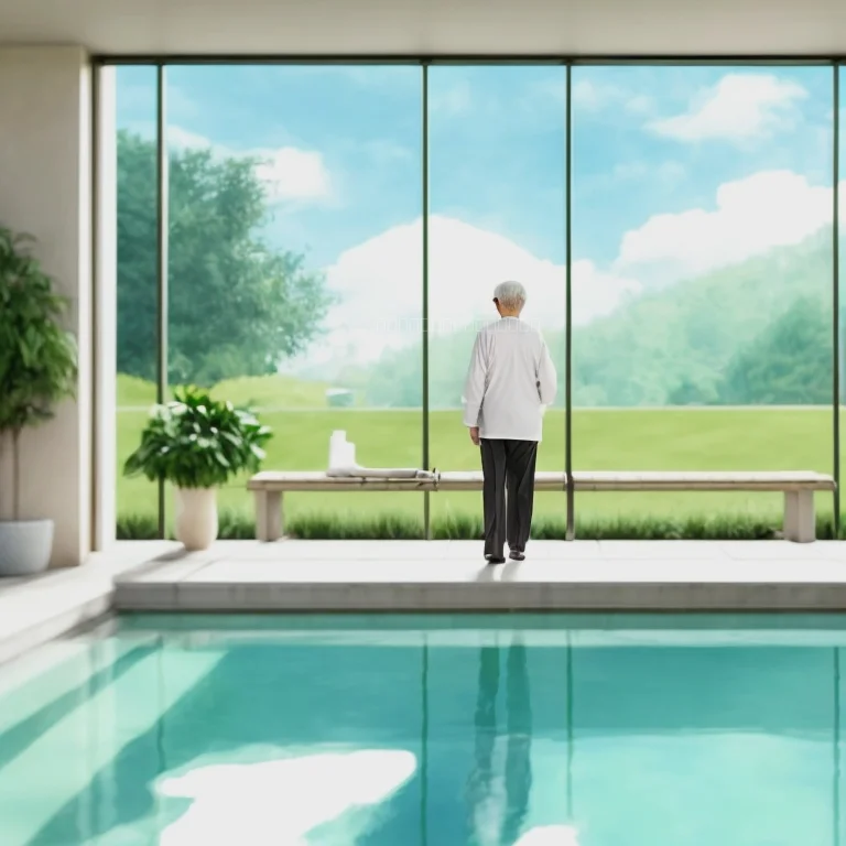 日本庭園と温泉