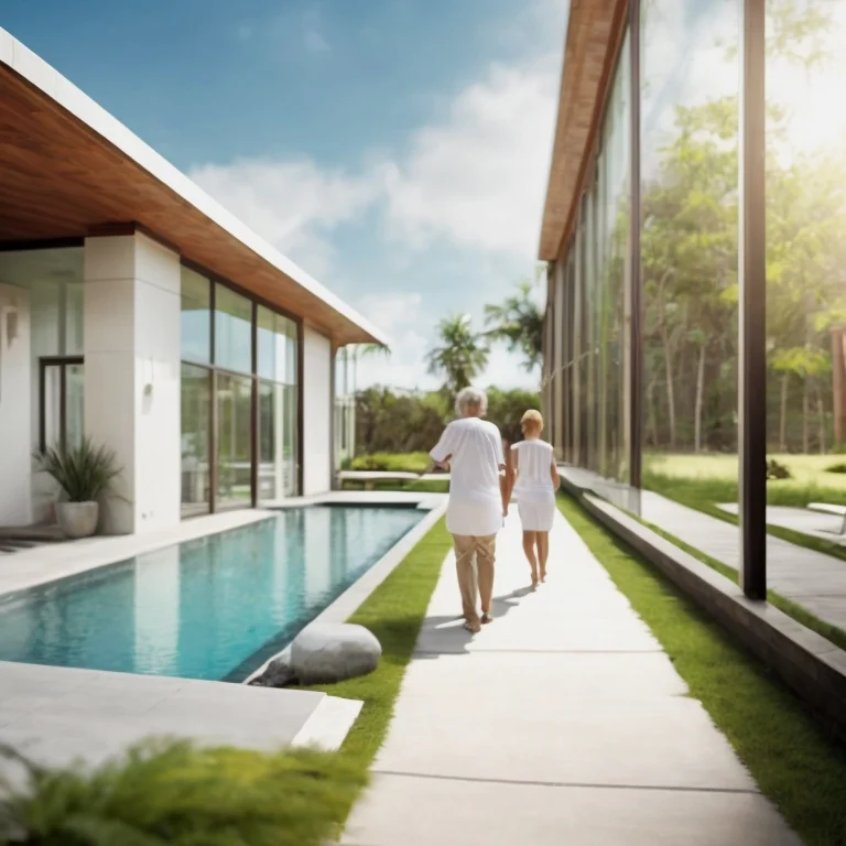 リゾート施設の外観